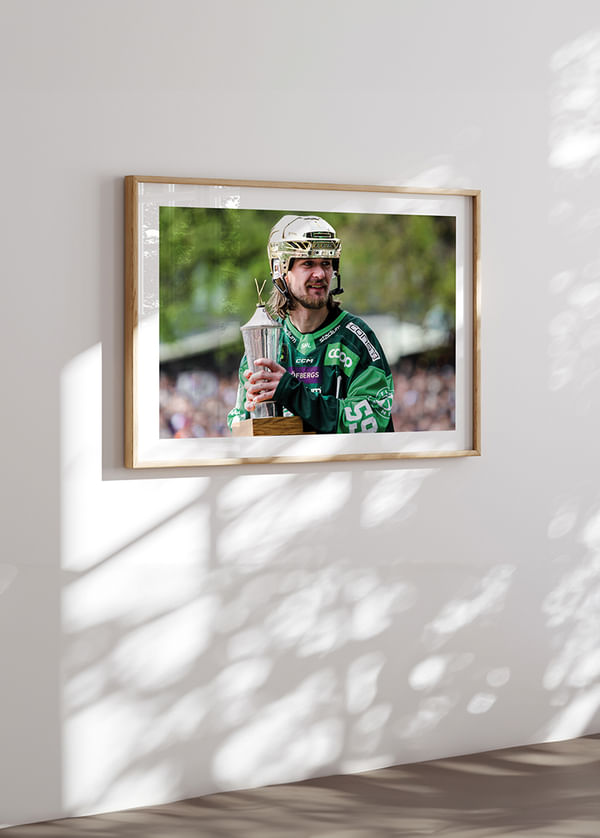 Poster SM-Guld Färjestad BK 2022 No23 crossfade