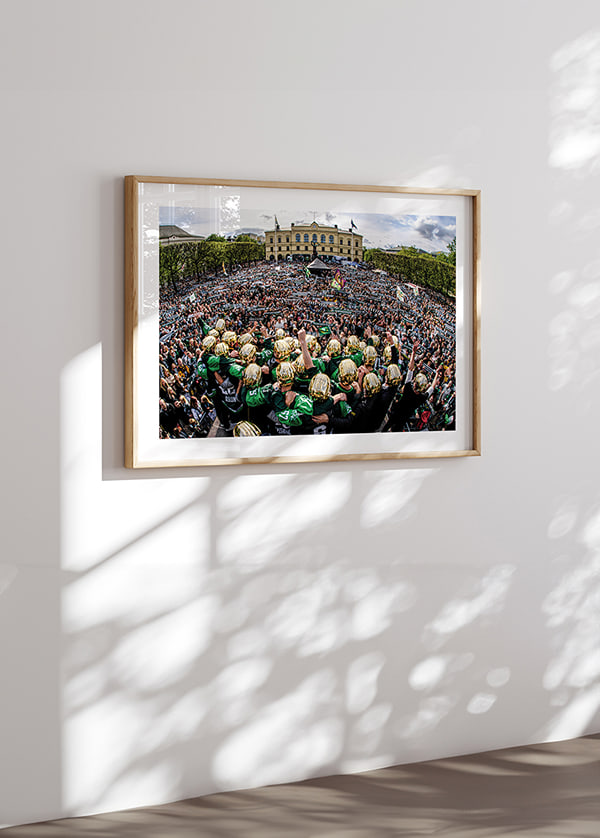 Poster SM-Guld Färjestad BK 2022 No25 crossfade