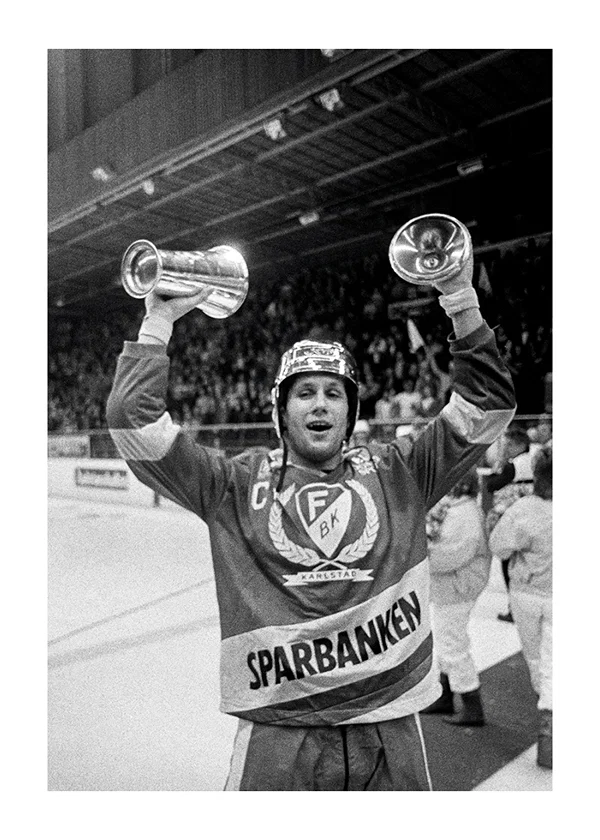 Poster SM-Guld Färjestad BK 1986 No2