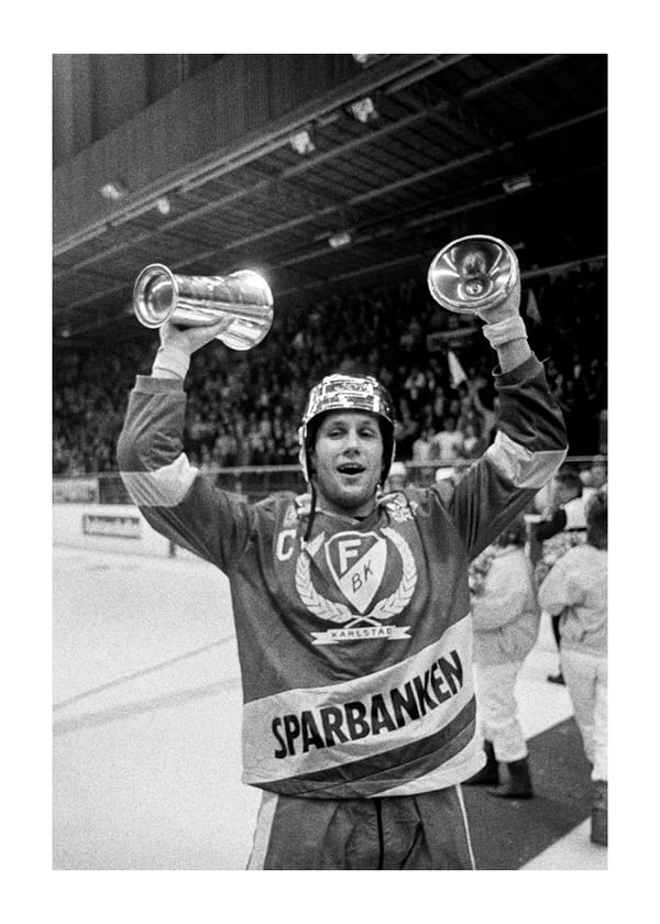 Poster SM-Guld Färjestad BK 1986 No2