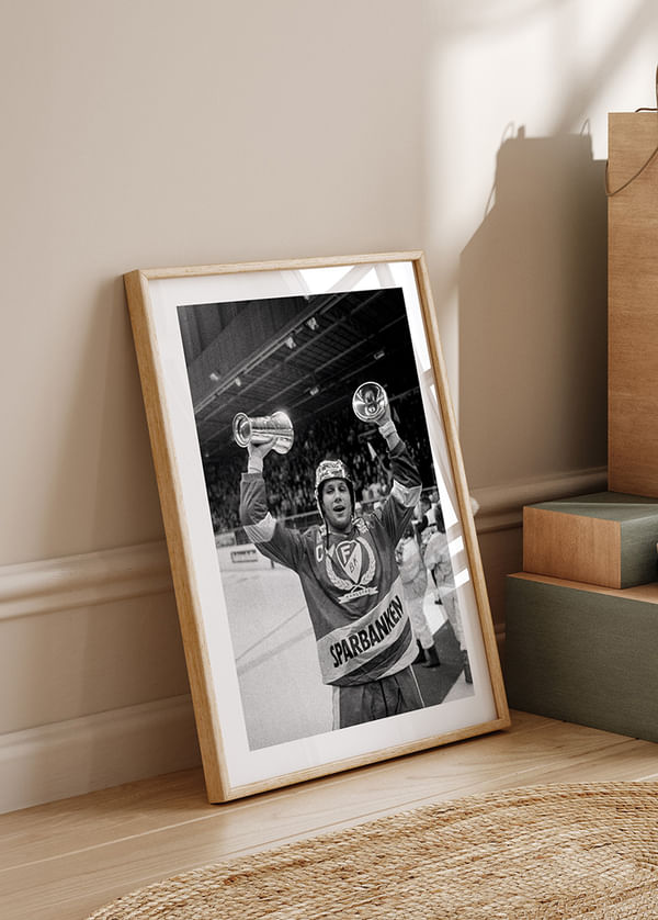 Poster SM-Guld Färjestad BK 1986 No2 crossfade