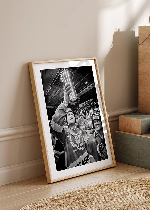 Poster SM-Guld Färjestad BK 1986 No3 crossfade