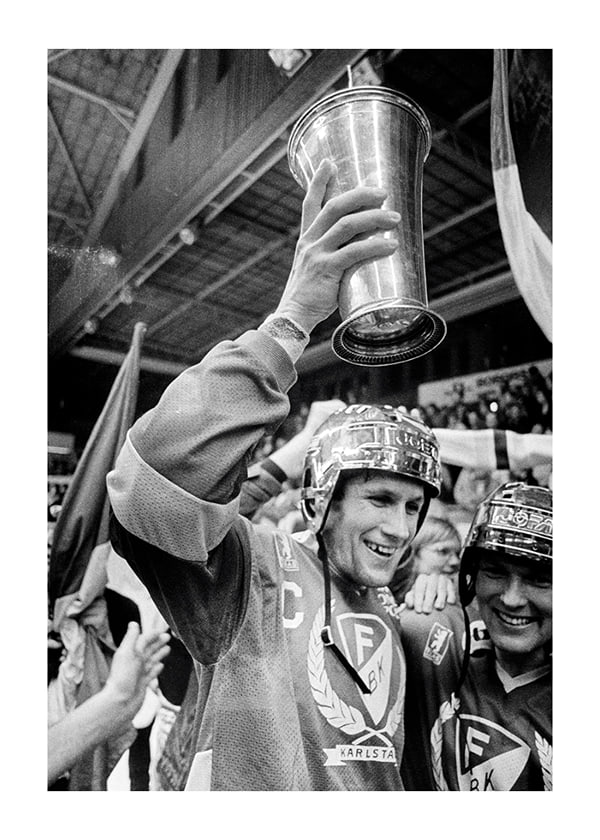Poster SM-Guld Färjestad BK 1986 No4
