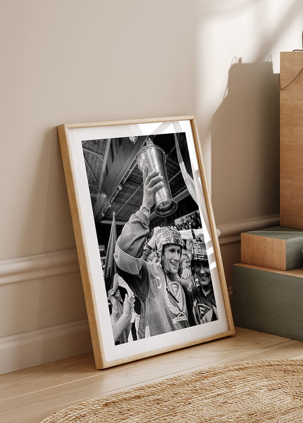 Poster SM-Guld Färjestad BK 1986 No4 crossfade