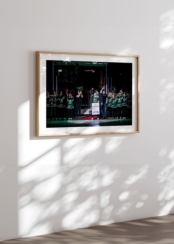 Poster Hyllning Färjestad Damer crossfade