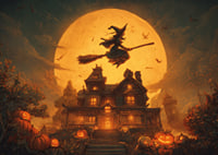 Mágia a tajomstvo počas mesačnej halloweenskej noci-7