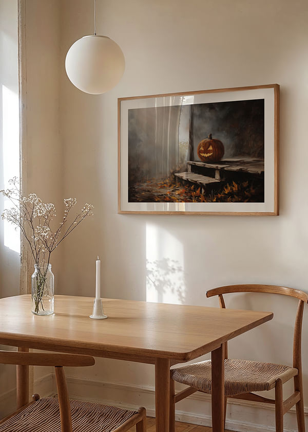 Poster Misty Pumpkin Glow crossfade