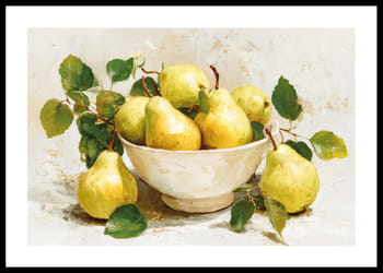 Poster Still Life Bowl With Pear No2