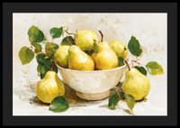 Seductive pears in a beautiful bowl create a peaceful atmosphere-4
