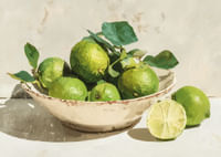 La fraîcheur du citron vert capturée dans une forme d'art intemporelle-3