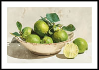 La fraîcheur du citron vert capturée dans une forme d'art intemporelle-0