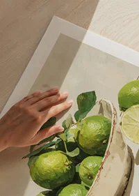 The freshness of lime captured in a timeless art form-9