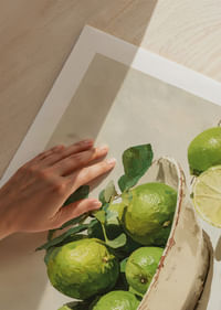 La fraîcheur du citron vert capturée dans une forme d'art intemporelle-5