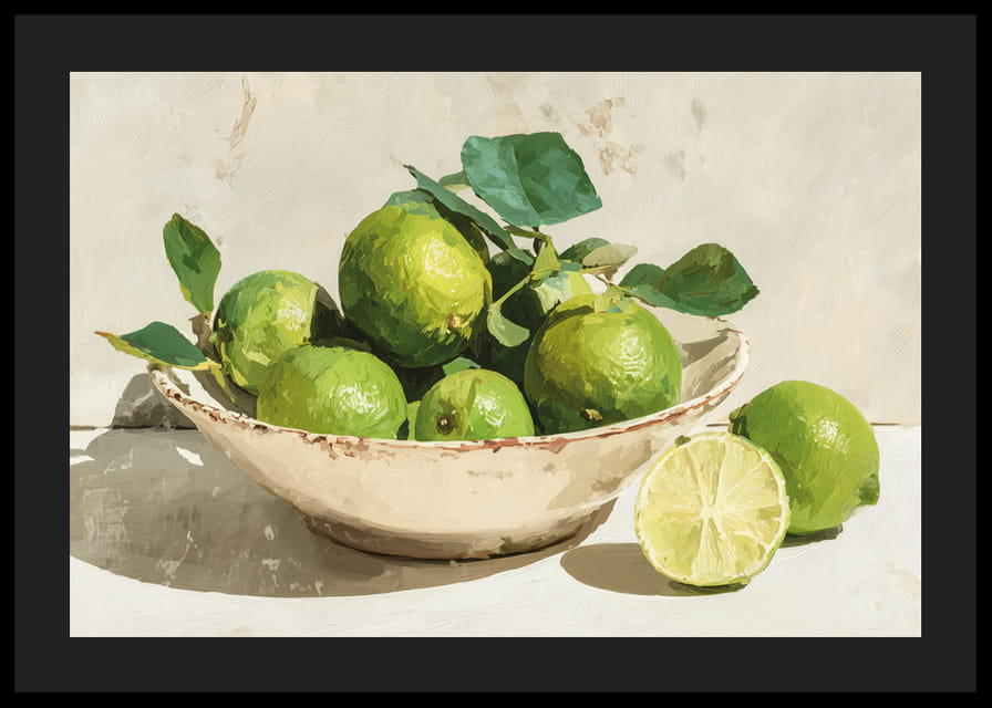 Fräschheten av lime fångad i en tidlös konstform-12