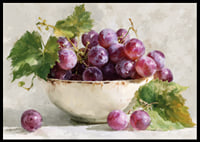 Juicy grapes in a bowl complete any room-6
