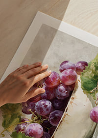 Juicy grapes in a bowl complete any room-9