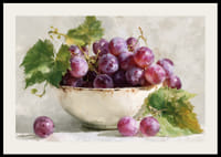 Juicy grapes in a bowl complete any room-2