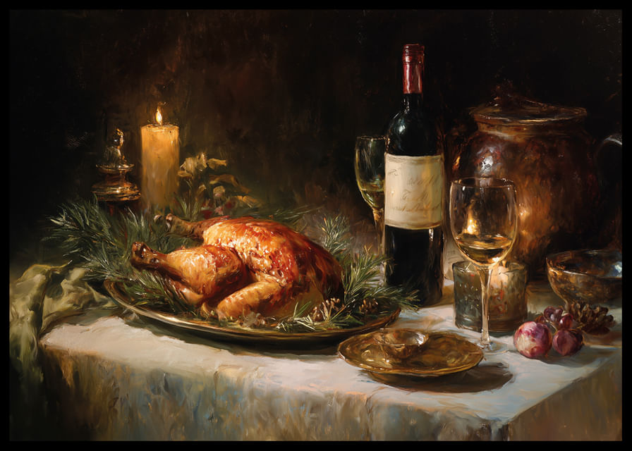 Un repas à l'ambiance merveilleusement chaleureuse et au charme rustique-12