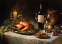 Un repas à l'ambiance merveilleusement chaleureuse et au charme rustique-3