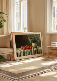 Tomates fraîches et verdure en harmonie paisible-4