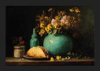 A harmonious blend of flowers and delicacies-5