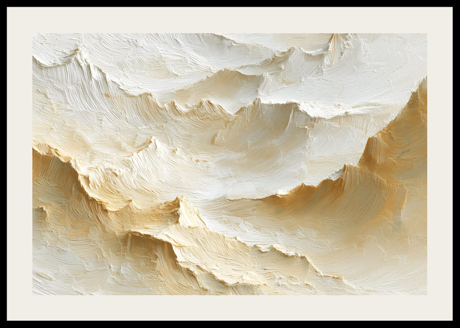 Soft waves of yellow create a dreamlike abstraction-12