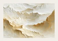 Soft waves of yellow create a dreamlike abstraction-3