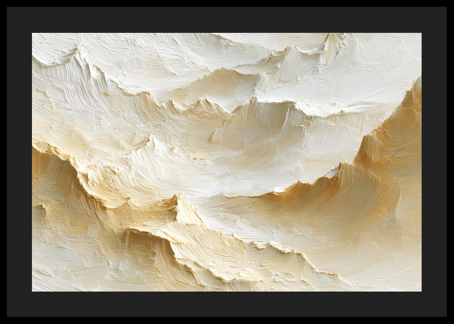 Soft waves of yellow create a dreamlike abstraction-12