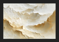 Soft waves of yellow create a dreamlike abstraction-5