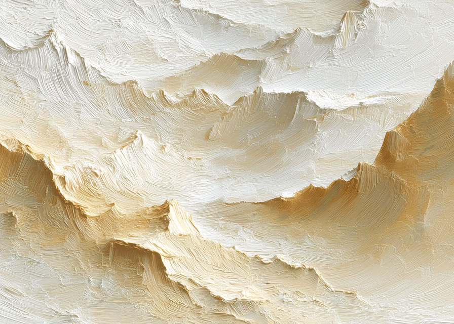 De douces vagues jaunes créent une abstraction onirique.-12