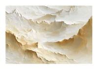 De douces vagues jaunes créent une abstraction onirique.-1