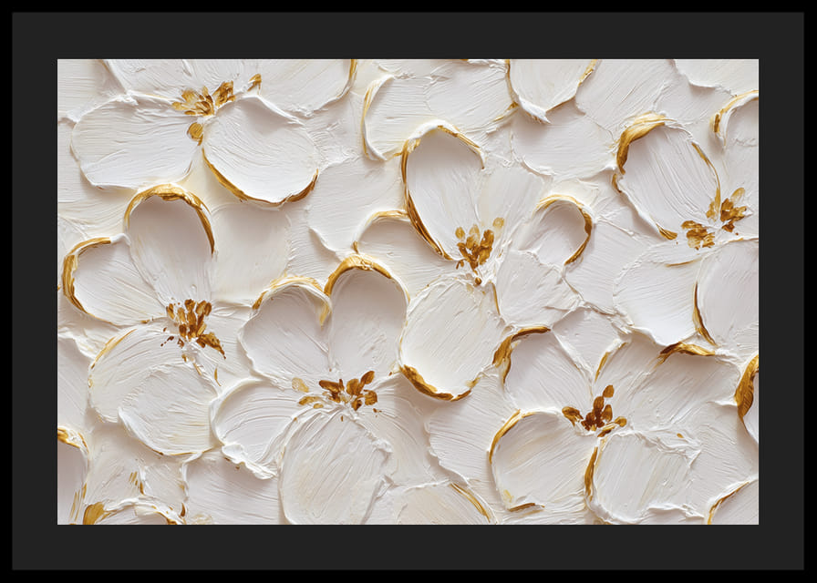 Beautiful flowers with golden accents create a sense of timeless elegance-12