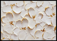 De magnifiques fleurs aux accents dorés créent une impression d'élégance intemporelle.-2