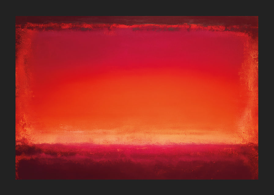 Il rosso e l'arancione luminosi diffondono calore ed energia nella stanza-12