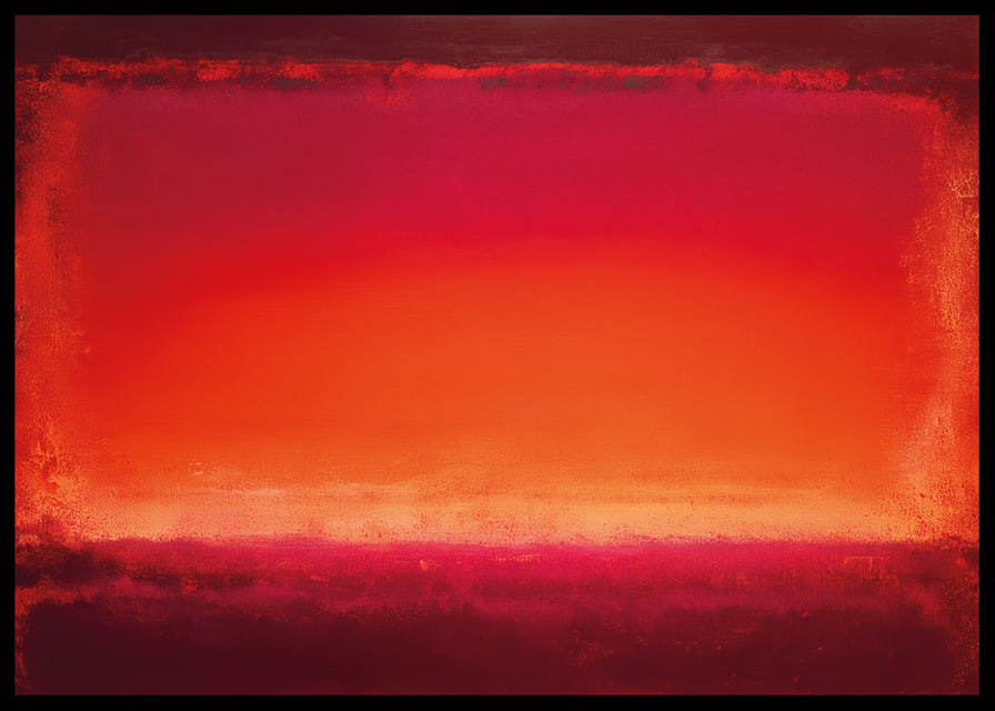 Il rosso e l'arancione luminosi diffondono calore ed energia nella stanza-12