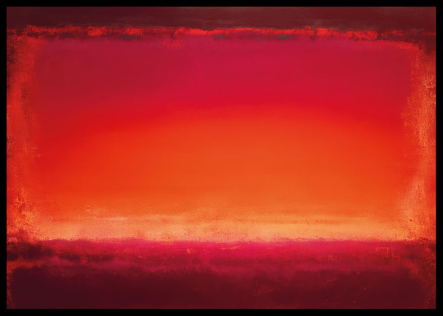 Les teintes rouge et orange éclatantes diffusaient chaleur et énergie dans la pièce.-12