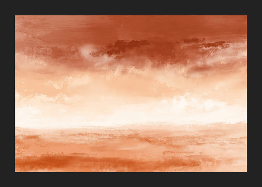 A fascinating sky in fiery colors creates drama and depth-12