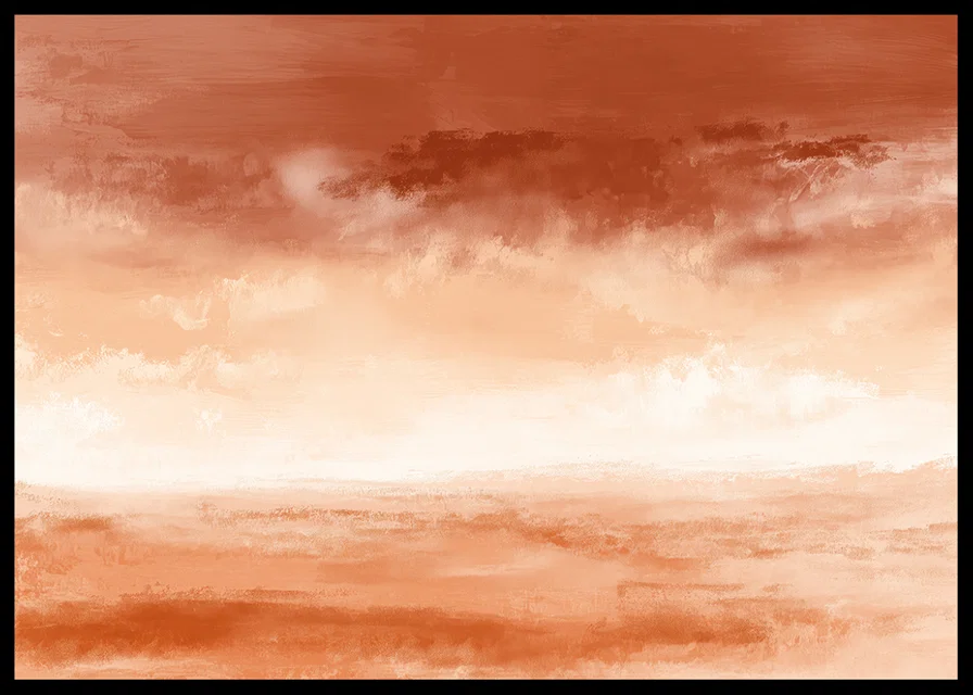 A fascinating sky in fiery colors creates drama and depth-12