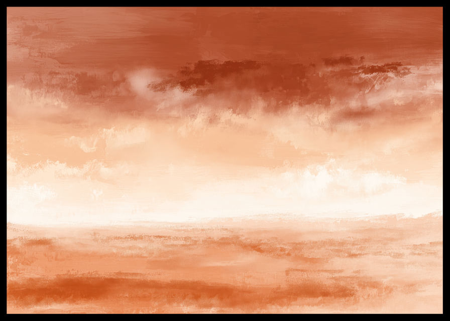 Un ciel fascinant aux couleurs flamboyantes crée une impression de drame et de profondeur.-12