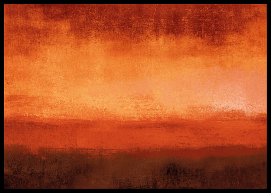 A blazing red horizon spreads warmth and tranquility-12