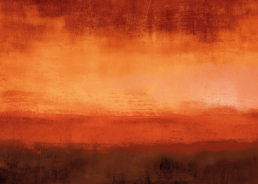 A blazing red horizon spreads warmth and tranquility-12