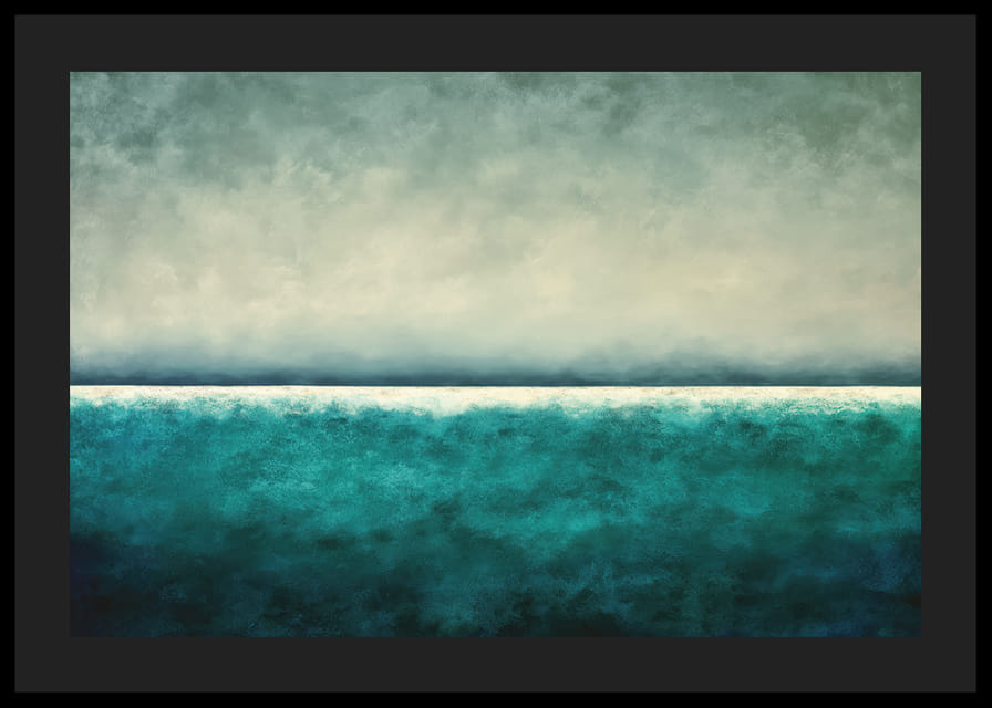 En lugnande horisont av blå och gröna toner-12