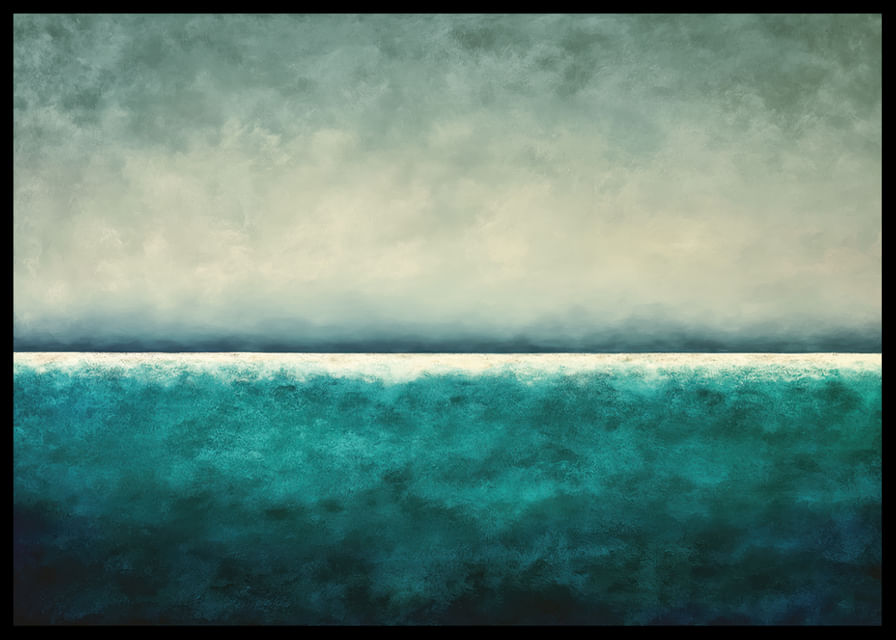 Un horizon apaisant aux tons bleus et verts-12