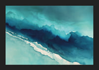 Dreamy sea motif with soft, turquoise hues-5