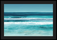 The calm of the sea spreads in soft blue tones-4