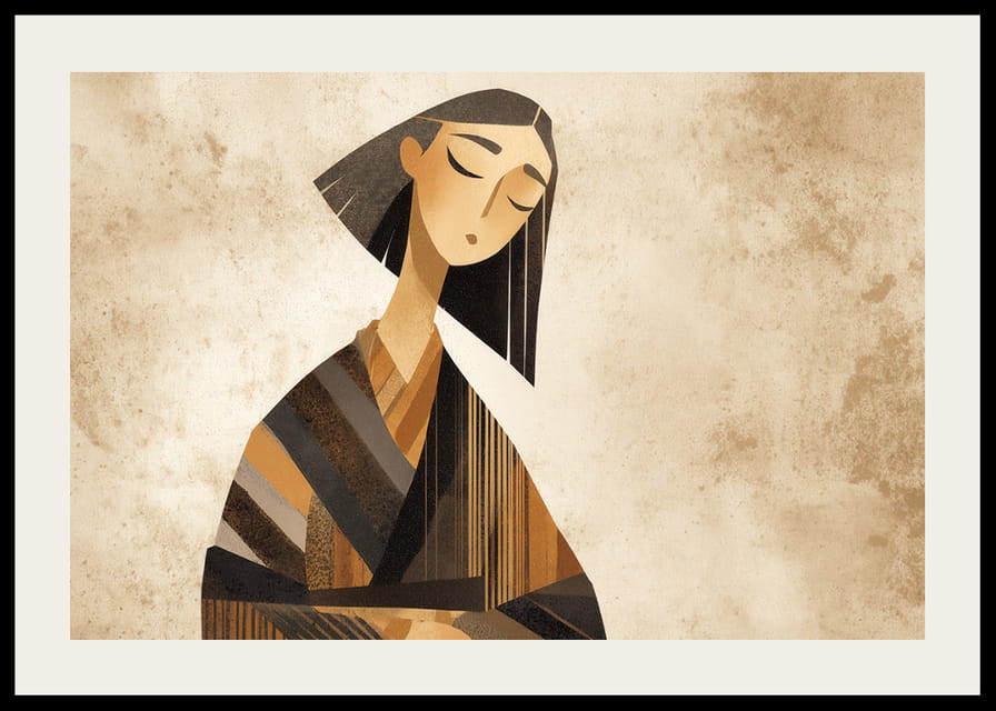 An elegant depiction of calm and harmony-12