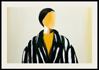 Artistic portrait with bold stripes and minimalism-2
