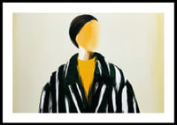 Artistiek portret met opvallende strepen en minimalisme-0