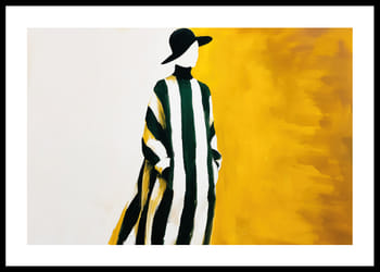 Poster Golden Silhouette