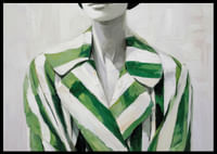 Groengestreepte elegantie ontmoet modern minimalisme-2